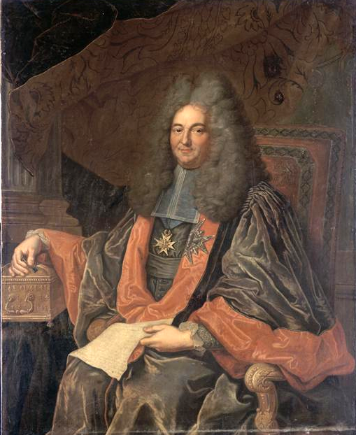 Joseph Jean-Baptiste Fleuriau d'Armenonville - par Hyacinthe Rigaud en 1691